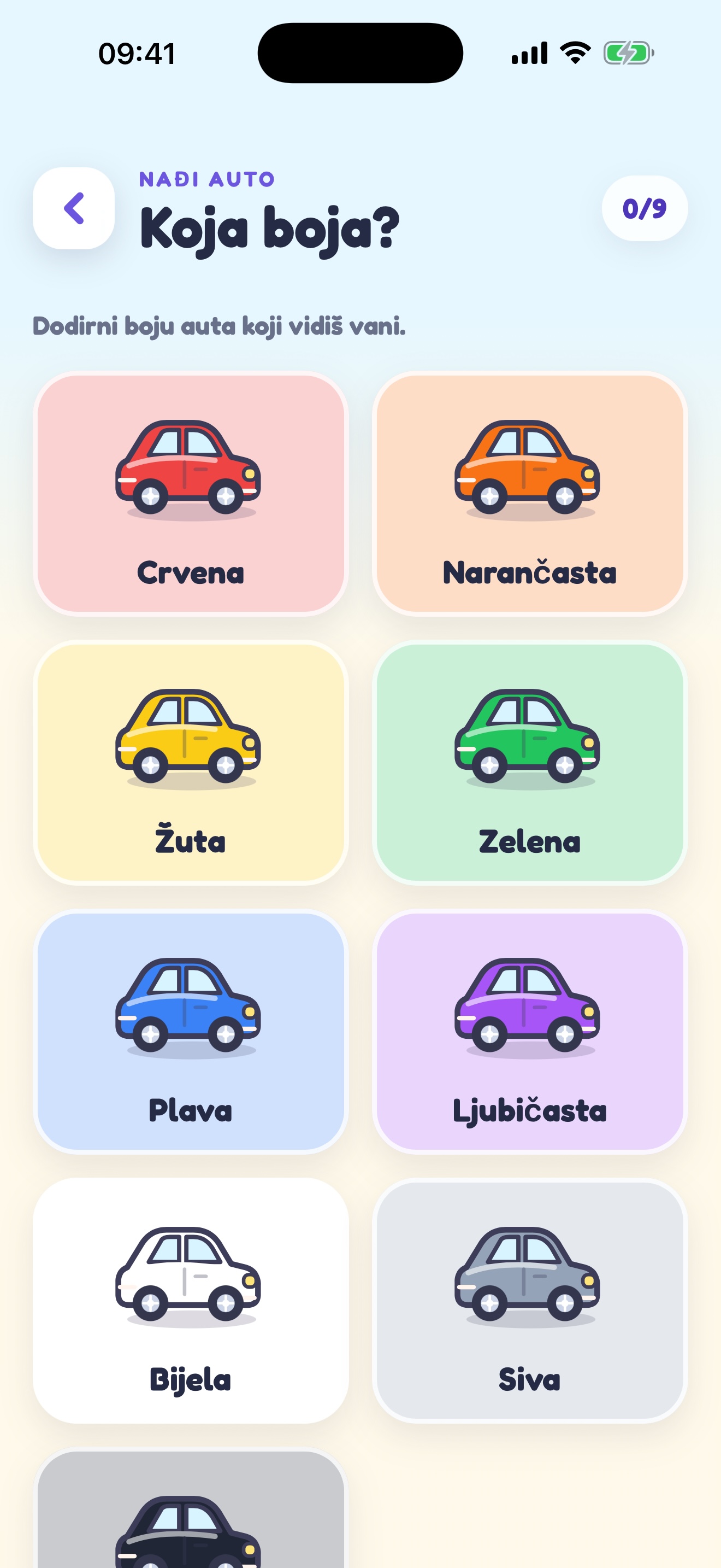 Igra traženja duginih automobila