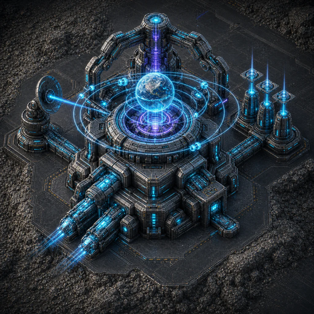 Orbital command technology artwork